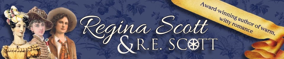 Homepage of historical romance author Regina Scott