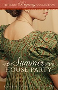 cover for Summer House Party from Mirror Press, featuring the Regency novella An Engagement of Convenience by Regina Scott